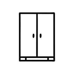 wardrobe isolated on white