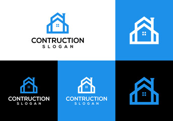 Creative house icon logo design vector. House icon vector template