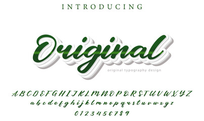 Original Font Stylish brush painted an uppercase vector letters, alphabet, typeface