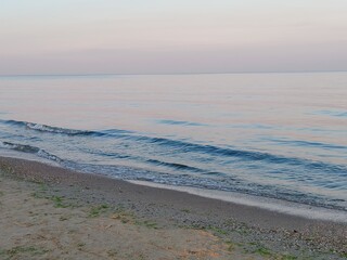 beach in the morning