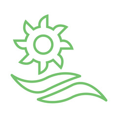 Hydroelectric Generator icon design