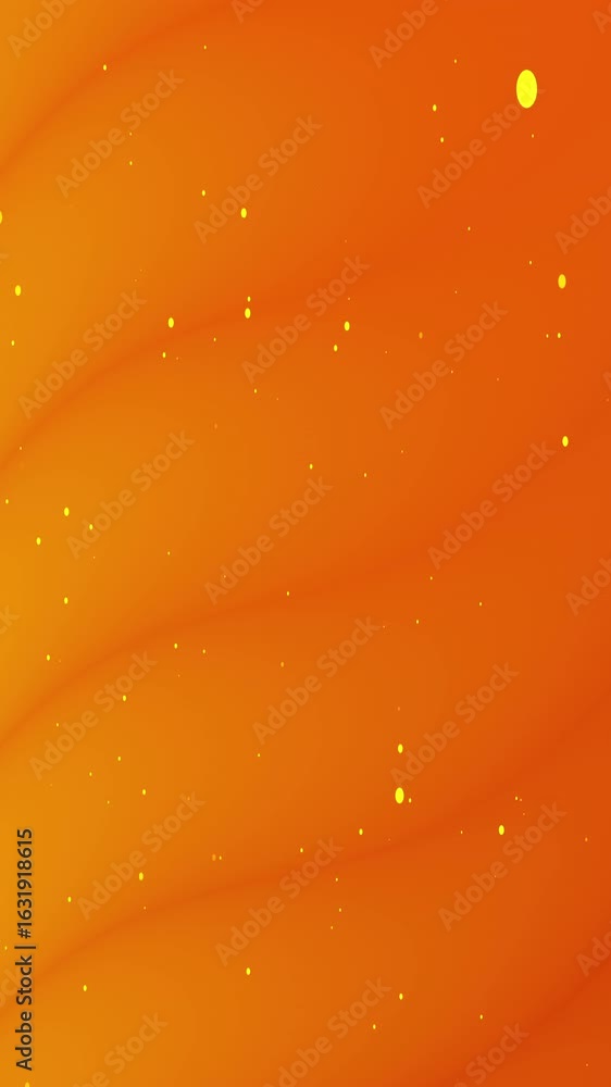 Poster abstract orange texture with scattered light points. suitable for backgrounds or artistic design pro