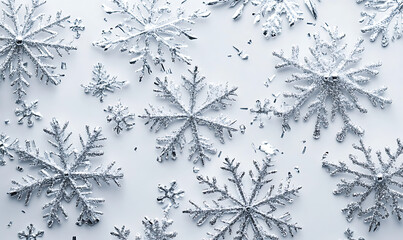 Christmas and New Year background with festive decorations, snowflakes, and holiday-themed elements. Ideal for greeting cards, invitations, and seasonal designs.