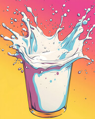 Cows and milk Concepts for Commercial and Creative Branding