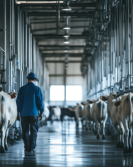Cows and milk Concepts for Commercial and Creative Branding