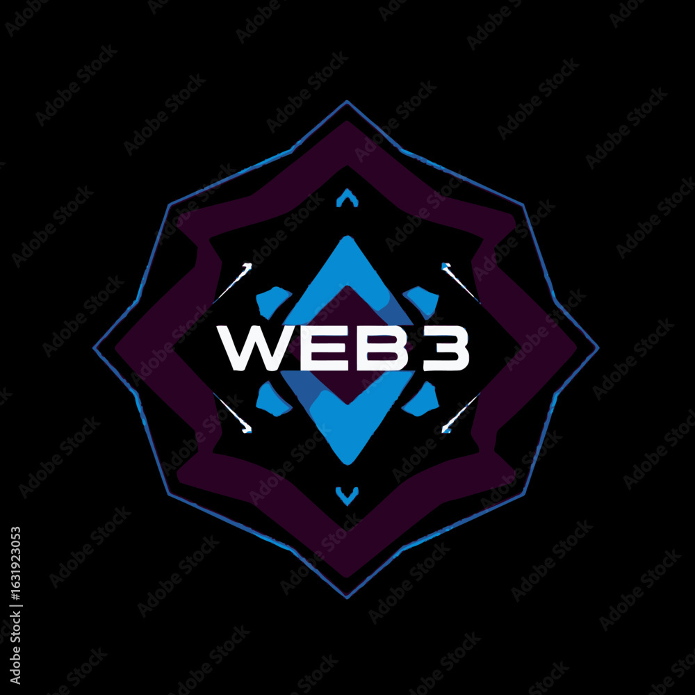 Poster abstract graphic design featuring 