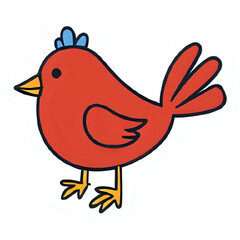 bird with heart