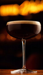 Rich espresso martini whispers decadence, evoking an aura of clandestine jazz nights; perfect for National Espresso Day celebrations