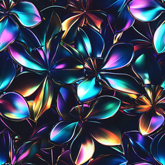 Floral or leaf pattern background suitable for wallpaper, fabric, or decorative design. Soft colors and natural style, ideal for digital and print use.
