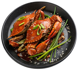soy sauce marinated crab korean food