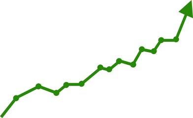 Bar chart icons.Growing chart with arrow.Business graph icons.Statistic charts diagrams with down or up arrows. Vertical bar chart with different heights.Data analytics vector icons.