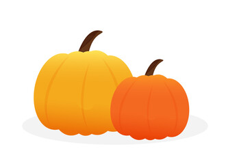 pumpkin isolated on white background