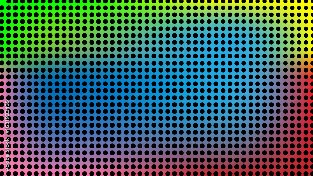 Poster abstract colorful gradient mesh background with halftone pattern. modern background for technology a