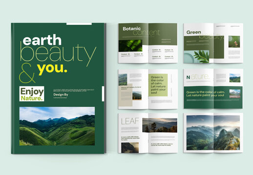 Nature Magazine Template