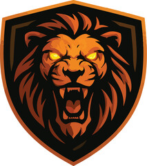 lion head vector illustration