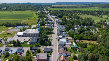 Naklejka premium Village de Sainte-Flore Shawinigan Quebec Canada