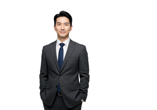 Confident Businessman Portrait: Professional, Success, Leadership