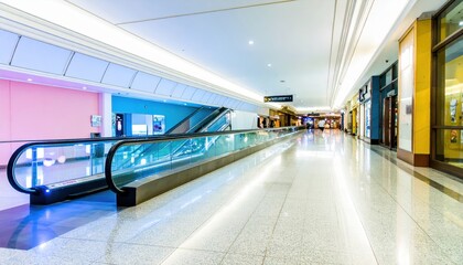 Retro Mall Interior with Floating Escalators and Pastel Colors  ().jpg