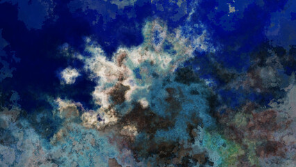 4K watercolor abstract digital texture with grainy marbled effect.