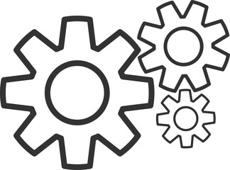 gear wheels vector