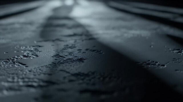 Abstract Blue Surface with Parallel Beams of Light and Dark Shadows