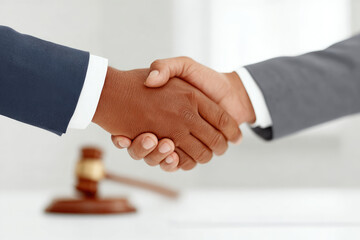 Business partnership agreement office setting visual representation professional environment close-up view trust and collaboration