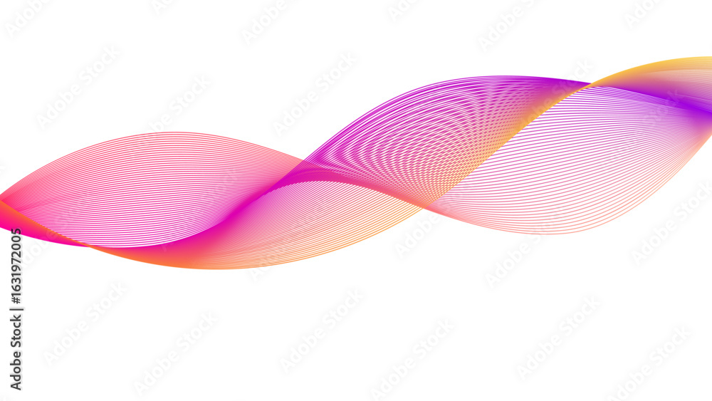 Poster vibrant gradient flowing wave background – abstract colorful wavy lines, modern vector blend design 