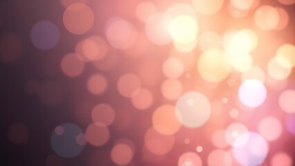 Fototapeta premium Abstract shimmering light particles with gradient colors and soft glowing bokeh, creating an atmospheric effect.