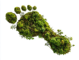 Green footprint promoting environmental sustainability and conservation
