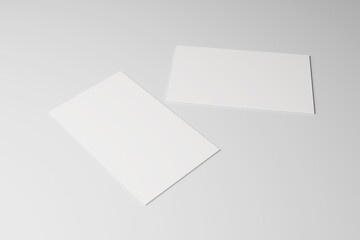 Business Card 3D Rendering Image