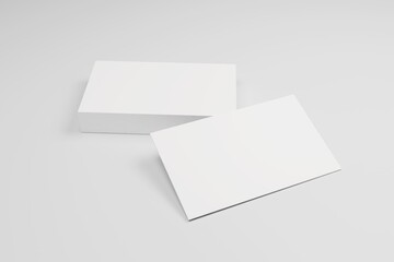 Business Card 3D Rendering Image