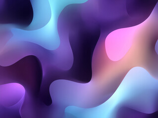 Colorful abstract background flowing smoothly with gradient colors