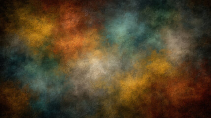 Abstract textured background. A blend of muted colors including tans, grays, blues, and reds. a textured surface or a stylized illustration.