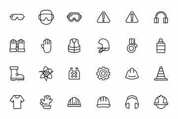 An essential pack focusing on safety gear and regulations in industrial environments — perfect for training materials and compliance documentation