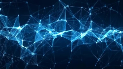 Digital Network Connections Showing Data Flow in a High Tech Environment - Powered by Adobe