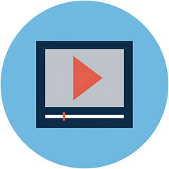 video player icon vector illustration