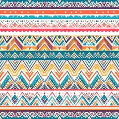 Colorful tribal pattern