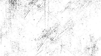 Obraz premium Rough, scratch, splatter grunge pattern design brush strokes. Overlay texture. Faded black-white dyed paper texture. Sketch grunge design. Use for poster, banner, mock-up, stickers layout. Vector