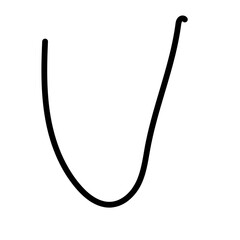 paper clip isolated on white