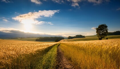 crisp and sunny day spent walking through the fields