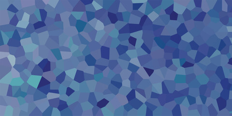 Abstract mosaic background in shades of blue creating a geometric and textured surface for digital design projects and modern visuals