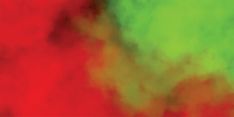 Abstract colorful background of blended red yellow and green hues with a painted or watercolor artistic style