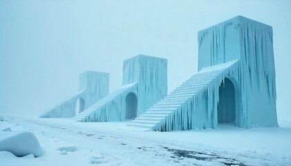 Abstract shapes morphing in impossible ways, floating staircases, and melting buildings.