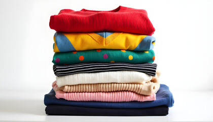 pile of clothes in the laundry