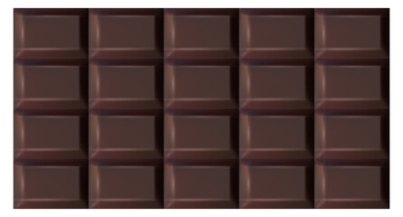 Black chocolate bars and chocolate snacks. Dessert and delicacy. Holiday and festival symbol.Template,transparent, png