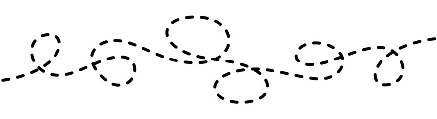 seamless wavy and curvy striped line