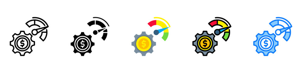 Performance icon multiple style 