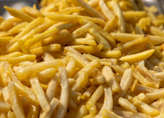 A pile of french fries
