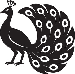 Peacock vector art  ময়ূরপাখি 