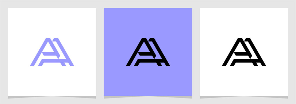 AA Initial Letter Logo Vector Element , Initial Logo for Brand Vector Design Graphic